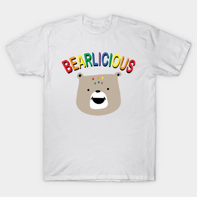 BEARLICIOUS GAY PRIDE T-Shirt by ART_BY_RYAN